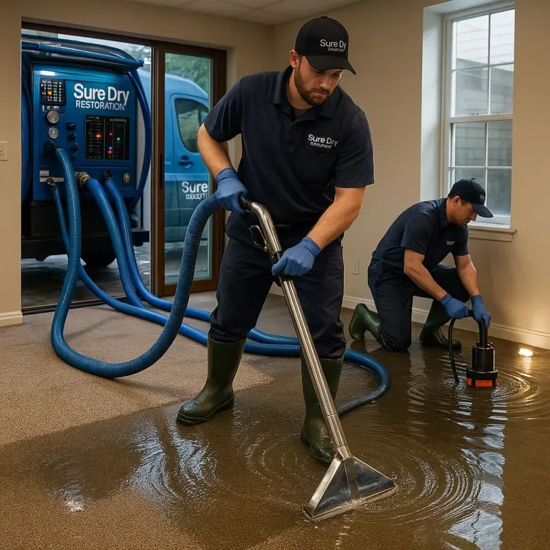 Water Extraction and Removal process in San Andreas, CA